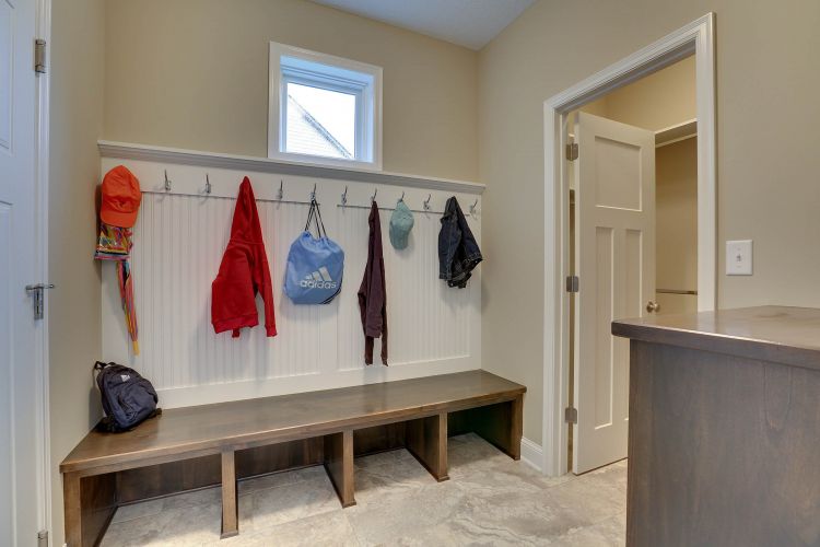 Mudroom Design Creek Hill Custom Home Builder MN